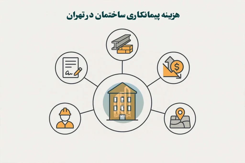 عوامل مؤثر بر قیمت پیمانکاری ساختمان